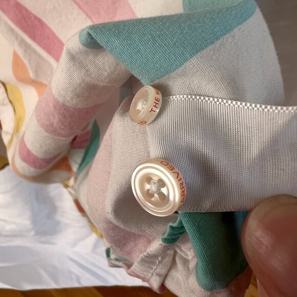 Chubbies The Utopia (Full Button Soft Stretch) - Pastel Rainbow Stripe - Large - Picture 9 of 10